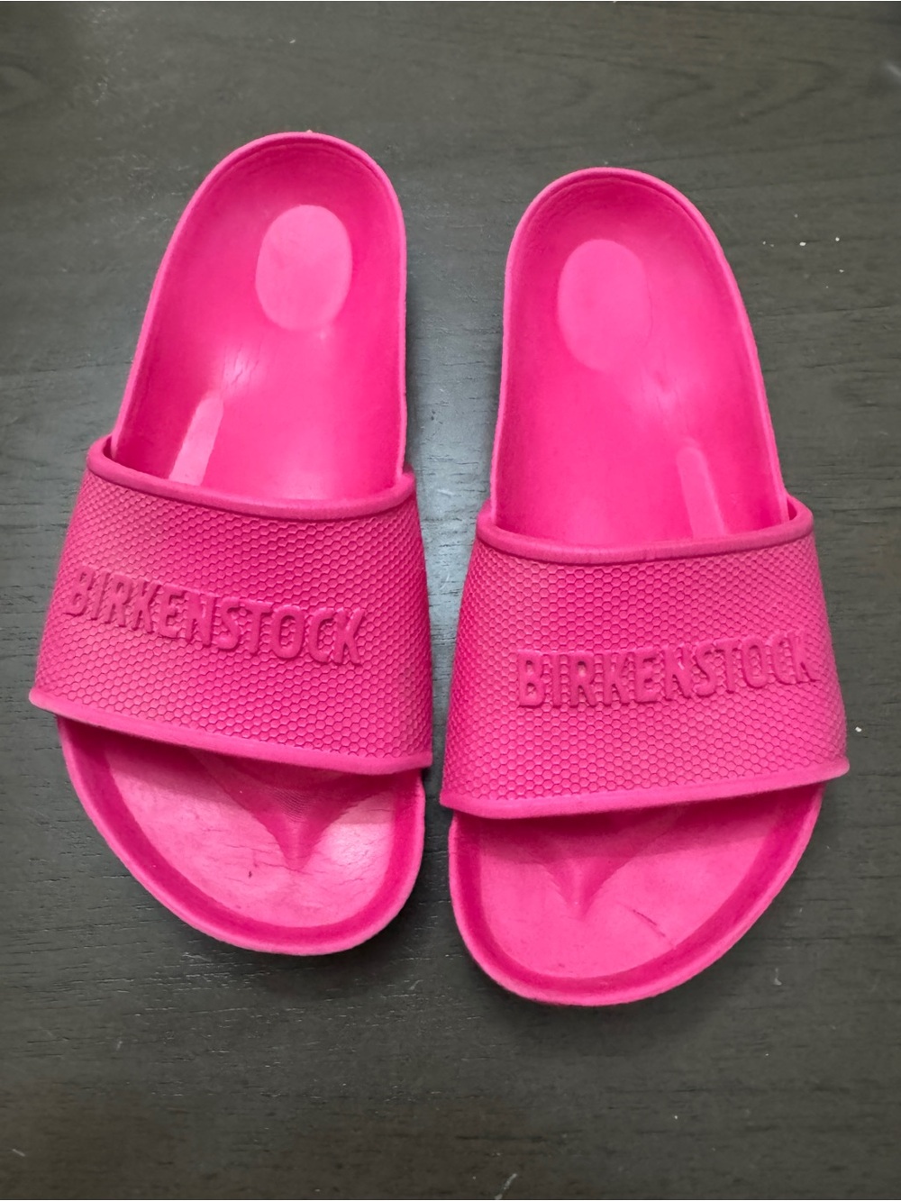 Birkenstock Hot Pink Slide Sandals size 37 L6
